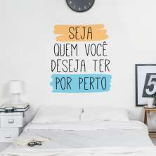 Adesivo de Parede para Quarto Seja Colorido