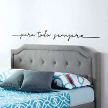 Adesivo de Parede para Quarto Todo Sempre Preto 140 cm