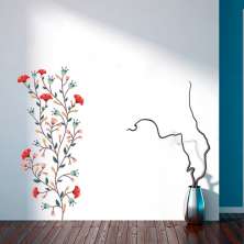 Adesivo de Parede para Sala Folhas Colorido