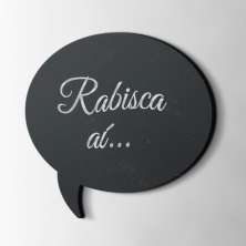 Objeto Decorativo Rabisca Aí Preto