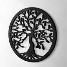 Objeto Decorativo TreeLife Preto 40 cm