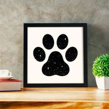 Quadro Decorativo com Moldura Pata Preto