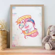 Quadro Decorativo com Moldura You Can Bege