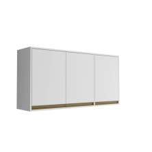 Armário Aéreo 3 portas Barcelona Salleto Branco