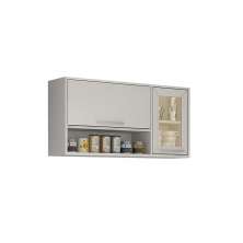 Armário Aéreo Reflecta De Cozinha 2 Portas Bascula Paris Salleto Branco