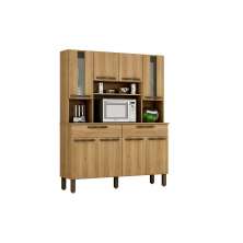 Kit Cozinha Turim 8 Portas Salleto Carvalho