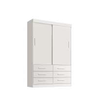 Roupeiro Star 2 Portas Salleto Branco