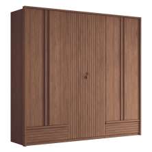 Guarda Roupa Casal 6 Portas Ripado Atlanta Jatobá