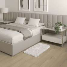 Tapete Pelo Alto Felpudo Macio Anti Derrapante Anti Alérgico Branco - 50 x 100 cm Tapete para Sala e Quartos