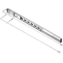 Suporte Porta Pano de Pratos Duplo Deslizante com Corrediça Telescópica Schmitt