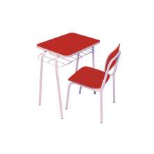 Conjunto Mesa e Cadeira Infantil Individual Vermelho