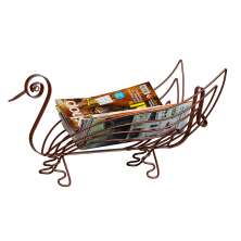 Porta Revista Cisne Bronze