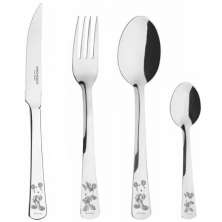 Jogo De Talheres do Mickey e Minnie Conjunto Faqueiro Disney Inox Garfo Faca Colher Simonaggio