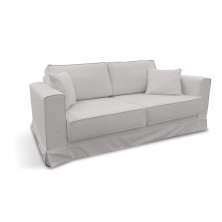 Sofá 4 Lugares Living Poliéster Bege