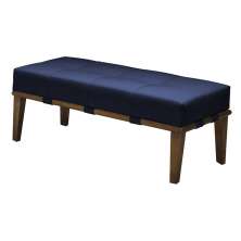 Banco Livia Azul e Mel 100 cm