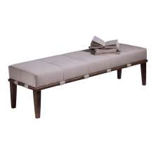Banco Livia Bege e Imbuia 160 cm