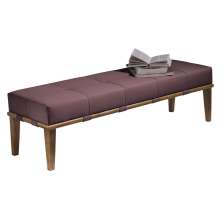 Banco Livia Rosa e Mel 140 cm