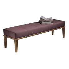Banco Livia Rosa e Mel 160 cm