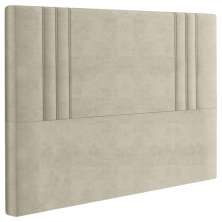Cabeceira Casal 138 cm London Veludo Bege Soon