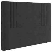 Cabeceira Queen 158 cm London Veludo Preto Soon