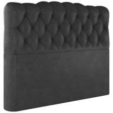 Cabeceira Queen 158 cm Milan Veludo Preto Soon