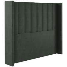 Cabeceira Solteiro 88 cm Barcell Veludo Verde Soon