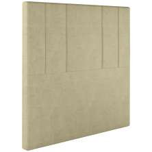 Cabeceira Solteiro 88 cm Madrid Veludo Bege Soon