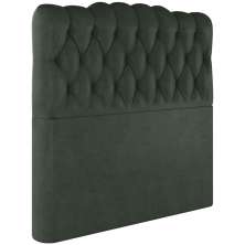 Cabeceira Solteiro 88 cm Milan Veludo Verde Soon