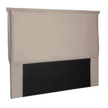 Cabeceira Casal Veneza Suede Bege