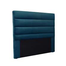 Cabeceira King La Italiana Veludo Azul Marinho