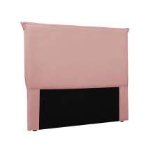 Cabeceira King Veneza Veludo Rosa