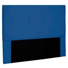 Cabeceira Queen Aquilla Suede Azul