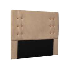 Cabeceira Queen Gênova Suede Bege