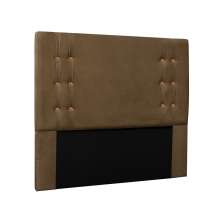 Cabeceira Queen Gênova Suede Caramelo