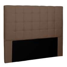 Cabeceira Queen Verona Suede Caramelo
