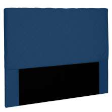 Cabeceira Solteiro Esmeralda Suede Azul