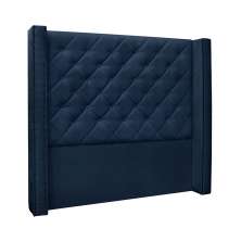 Cabeceira Solteiro Vicenza Suede Azul