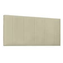 Painel para Cama Box Casal Ravenna Poliuretano Marfim