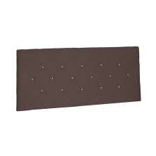 Painel para Cama Box Casal Tânia Suede Café