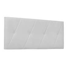 Painel para Cama Box King Aquilla Poliuretano Branco
