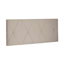 Painel para Cama Box Queen Aquilla Suede Bege