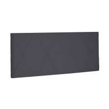 Painel para Cama Box Queen Aquilla Suede Cinza