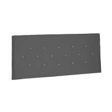 Painel para Cama Box Queen Tânia Suede Cinza