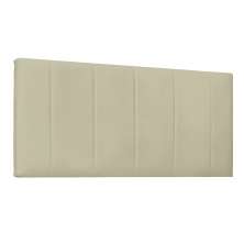 Painel para Cama Box Solteiro Ravenna Poliuretano Marfim