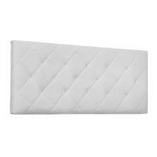 Painel para Cama Box Solteiro Tânia Poliuretano Branco