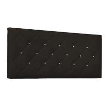 Painel para Cama Box Solteiro Tânia Poliuretano Marrom