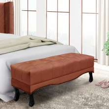 Recamier Vicenza Veludo Cobre 140 cm