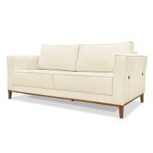 Sofá 3 Lugares Potenza Linho Pérola 230 cm