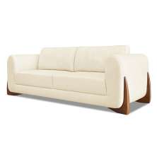Sofá 3 Lugares Yves Linho Pérola 230 cm