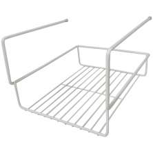 Prateleira De Encaixe 24cm Organizador Cesto Pequeno Aramado Branco